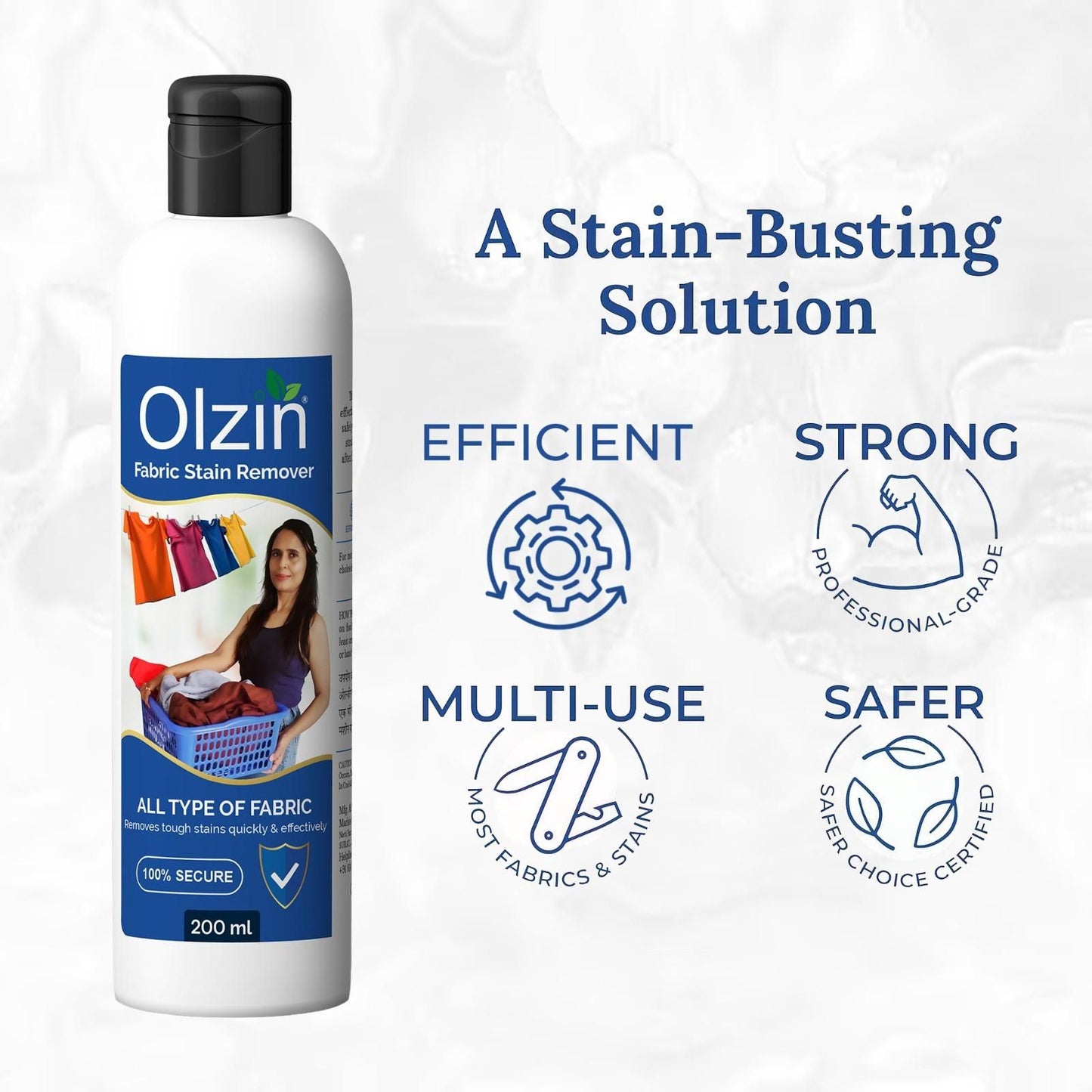 Fabric Stain Remover 200ml each Pack of 3
