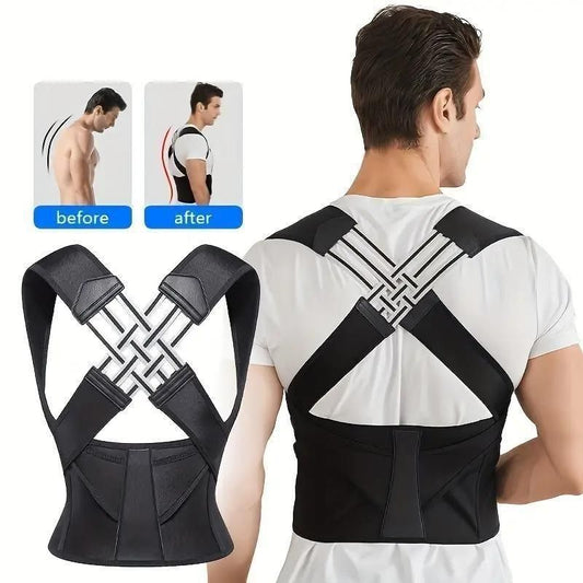 PostureAlign Pro™ – Adjustable Back Support for Better Posture