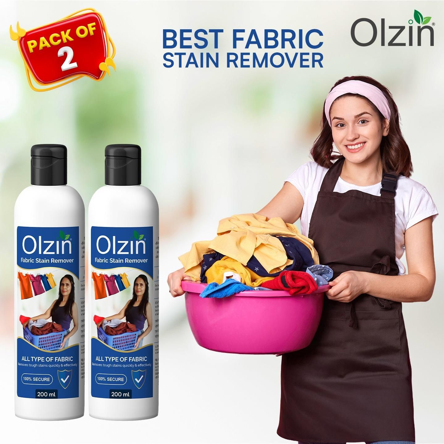 Fabric Stain Remover 200ml each Pack of 3
