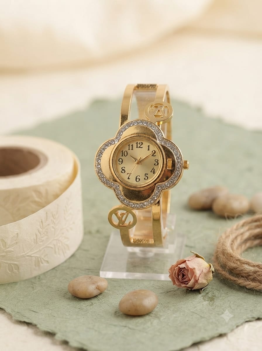 Golden Charm Openable Anti-Tarnish Watch
