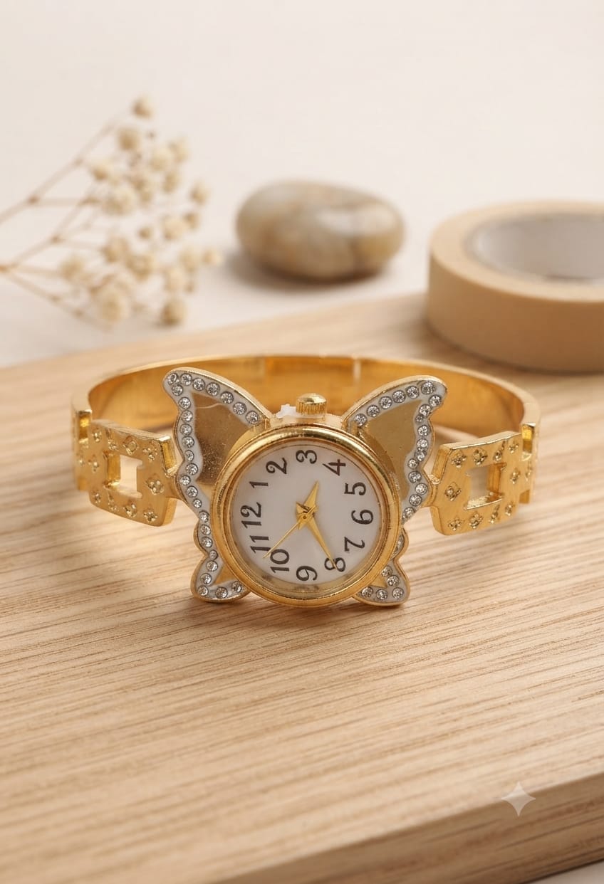 Golden Charm Openable Anti-Tarnish Watch