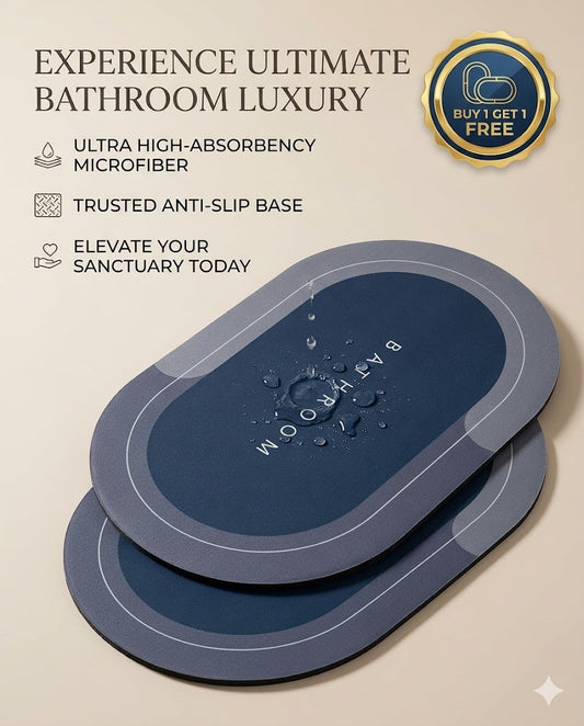 Anti Slip Bathroom Mats | Quick Dry |🔥Buy 1 Get 1 Free🔥